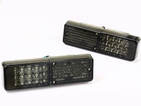 ジムニー JA11 JA12 社外バンパー用 スモークLEDテール 左右
