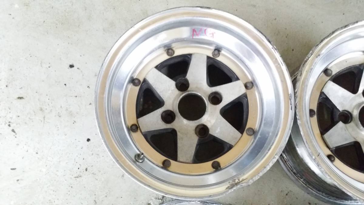 SSR スピードスター ロンシャン XR4 14インチ PCD114.3 当時物 当時物 ロンシャン SSR XR4 スピードスター 7.5J 6.5J 14インチ 114.3