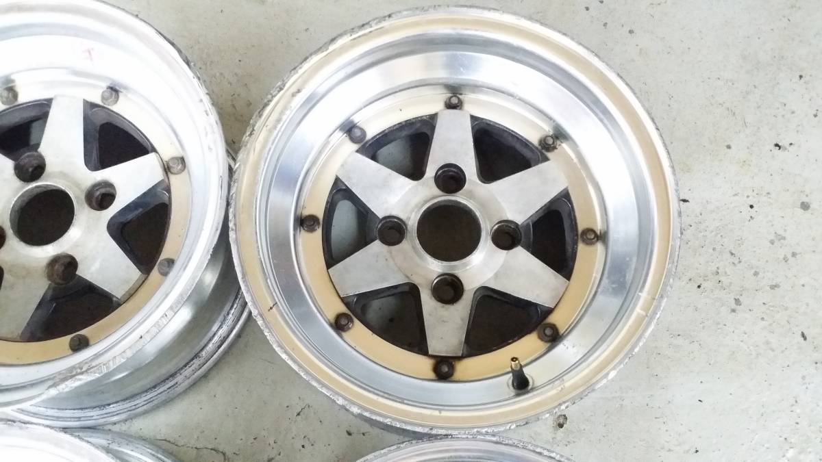 当時物 ロンシャン SSR XR4 スピードスター 7.5J 6.5J 14インチ 114.3