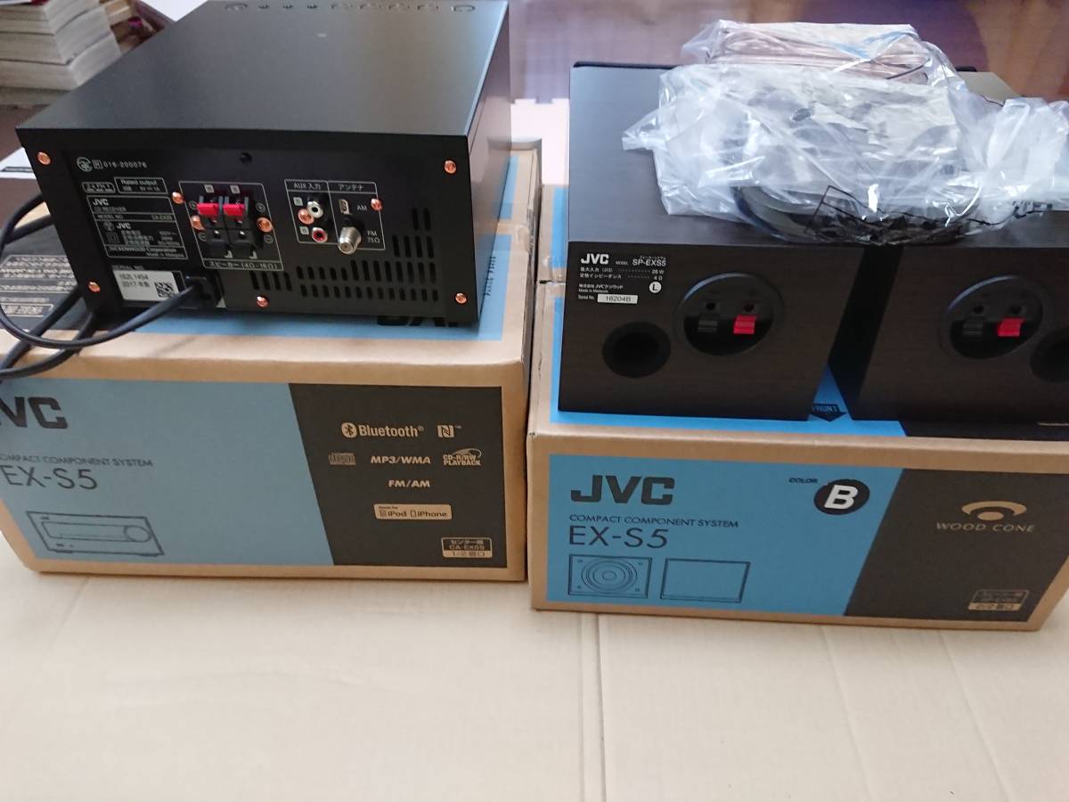 JVCケンウッド コンパクトコンポーネントシステム ブラック EX-S5-B 