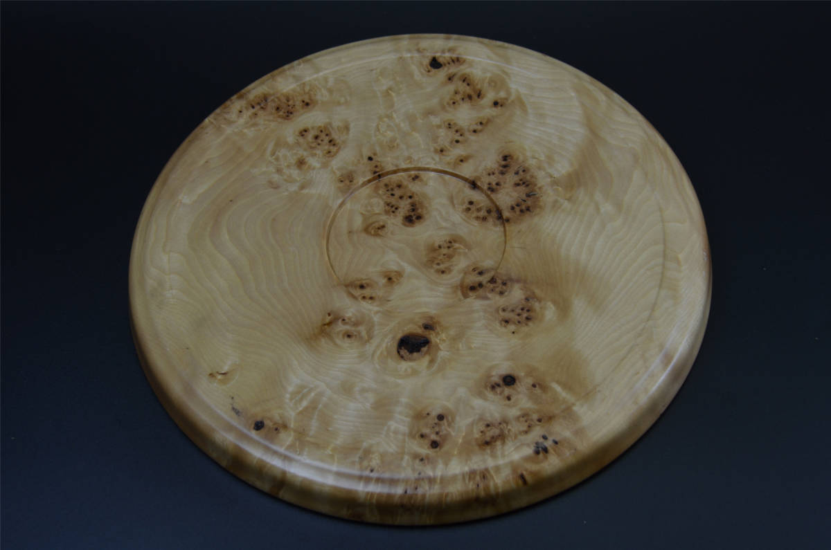 時代 唐木造 玉杢 葡萄杢 煎茶盆 唐木盆38×29cm煎茶道具