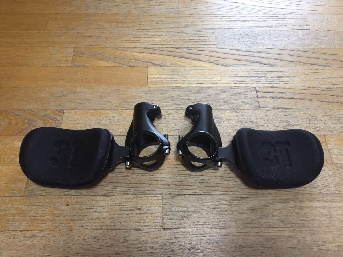 3T クリップオン TEAM S-BEND DHバー　美品 SHIMANO PRO（シマノプロ）ミサイルSkiベンドクリップオン 送料無料