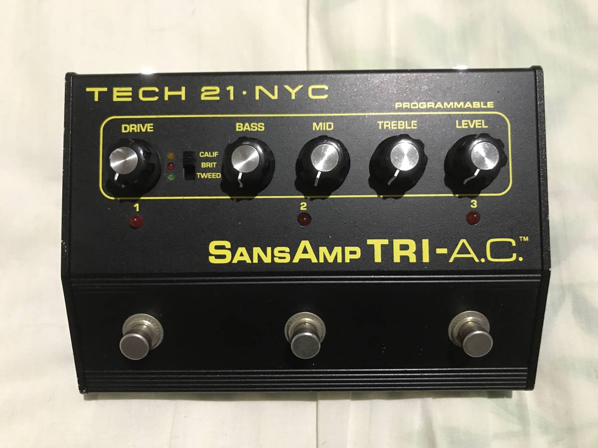 0 TECH TECH21 SANSAMP SansAmp プリアンプ TRI-A.C. TRI-A.C USA製