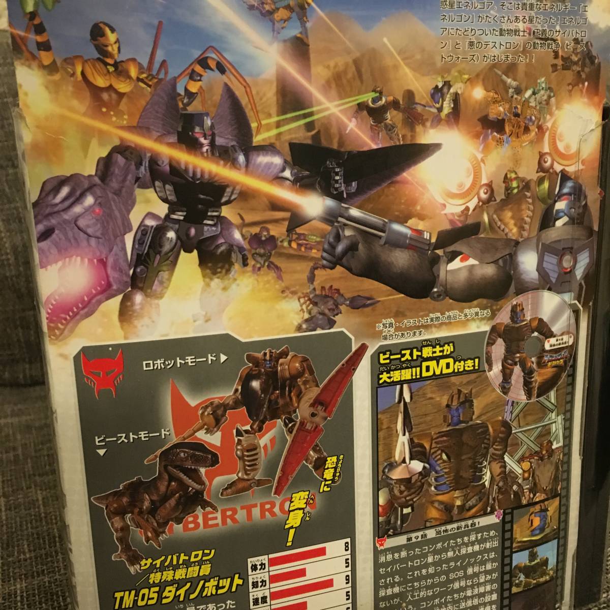 ビーストウォーズ テレもちゃ TM-05 ダイノボット ビーストウォーズ TM