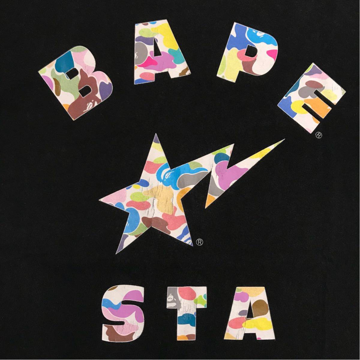 ☆レア☆ マルチカモ bapesta Tシャツ Mサイズ a bathing ape bape sta 