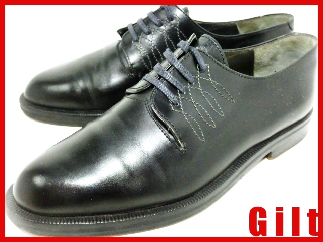 即決☆イタリア製 CESARE PACIOTTI☆24.5cm レザービジネスシューズ