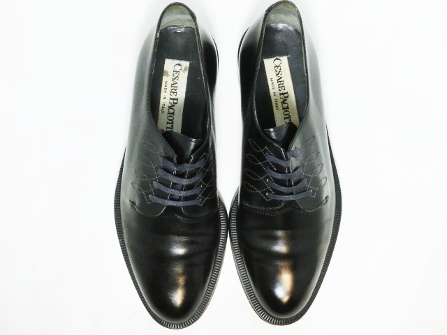 即決☆イタリア製 CESARE PACIOTTI☆24.5cm レザービジネスシューズ
