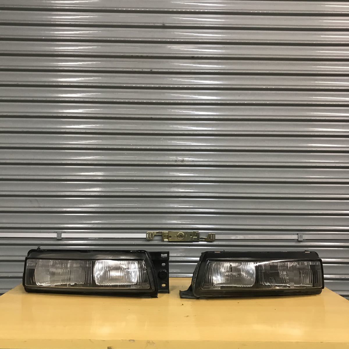 日産 シルビア s13 純正 角目 ヘッドライト 左右セット 角目 ヘッド