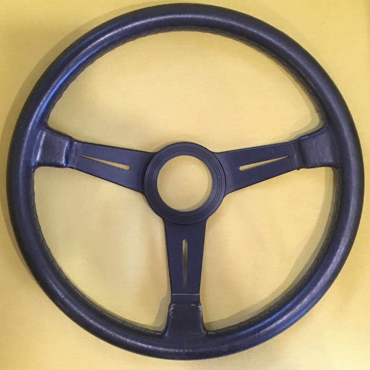 NARDI CLASSIC ナルディクラシック黒レザー/黒スポーク 360mm