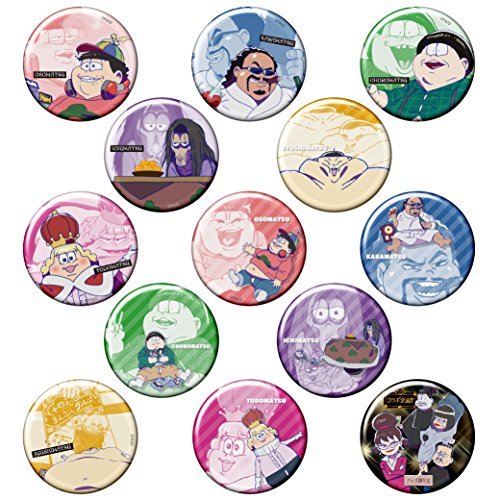 おそ松さん トレーディング缶バッジ 6つ子様 ver. BOX商品 1BOX=13個入り、全13種類