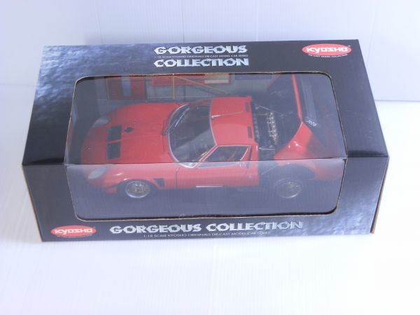 京商/KYOSHO 1/18scale ランボルギーニ・イオタSVR (レッド