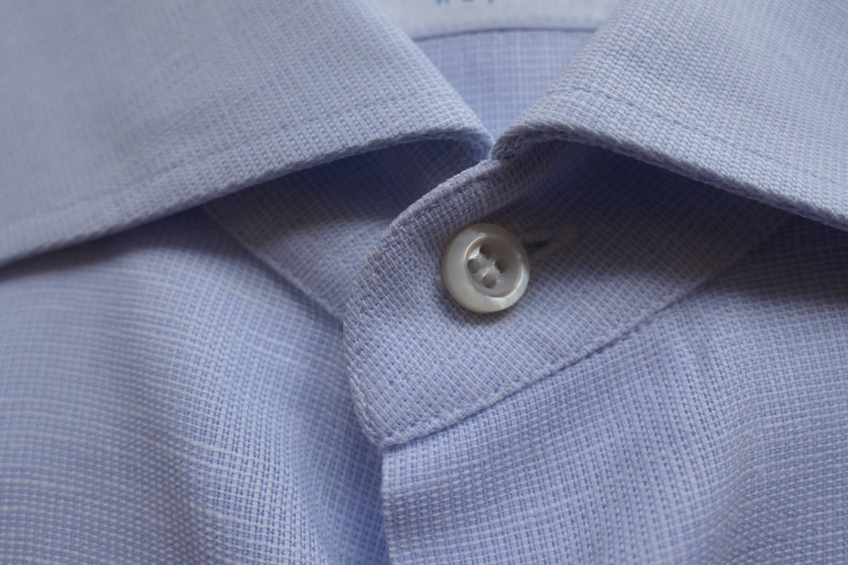 超美品 ユナイテッドアローズ 購入 イタリア製 エリコフォルミコラ ドレスシャツ ブルー系 サイズ40 ARROWS Errico 48サイズ FORMICOLA＞ブラウンストライプ ERRICO メルカリ