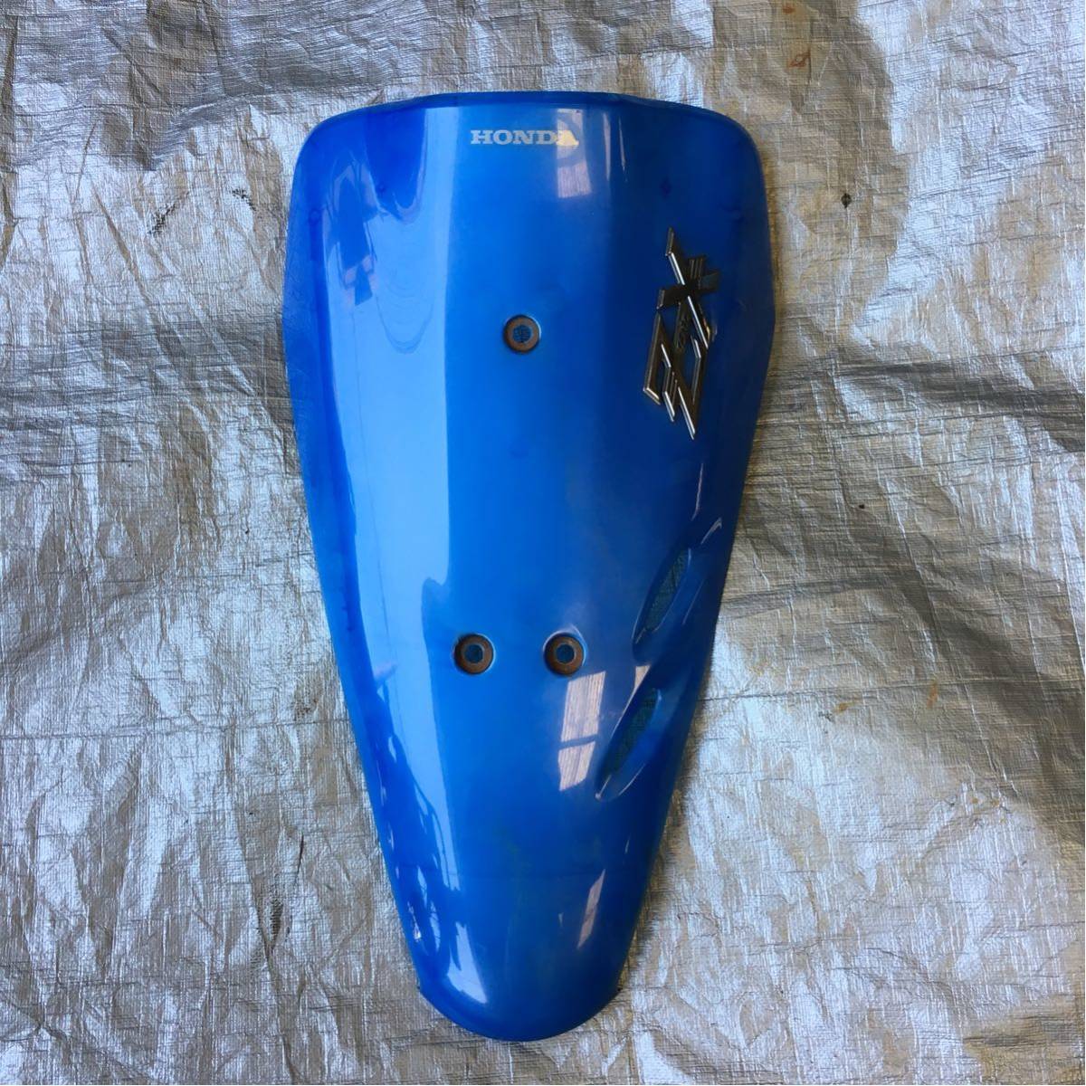 AF35 ZX スケルトン フロントカバー フロントカウル ブルー 140サイズ