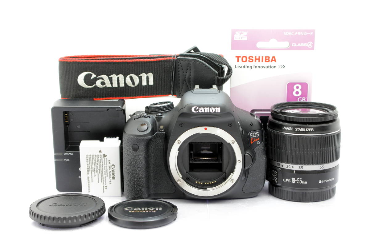 大得価，SALE 極上 撮影回数 1 960枚 Canon キャノン EOS kiss X5 手振れ補正ISレンズキット SDカード付(キヤノン)｜売買されたオークション情報、yahooの商品情報をアーカイブ公開 - オークファン キヤノン