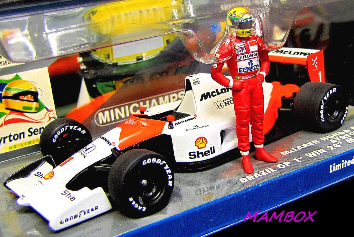 絶版】1/43 マクラーレンMP4/6 セナ1991ブラジルGP 1st WIN 【公式通販】
