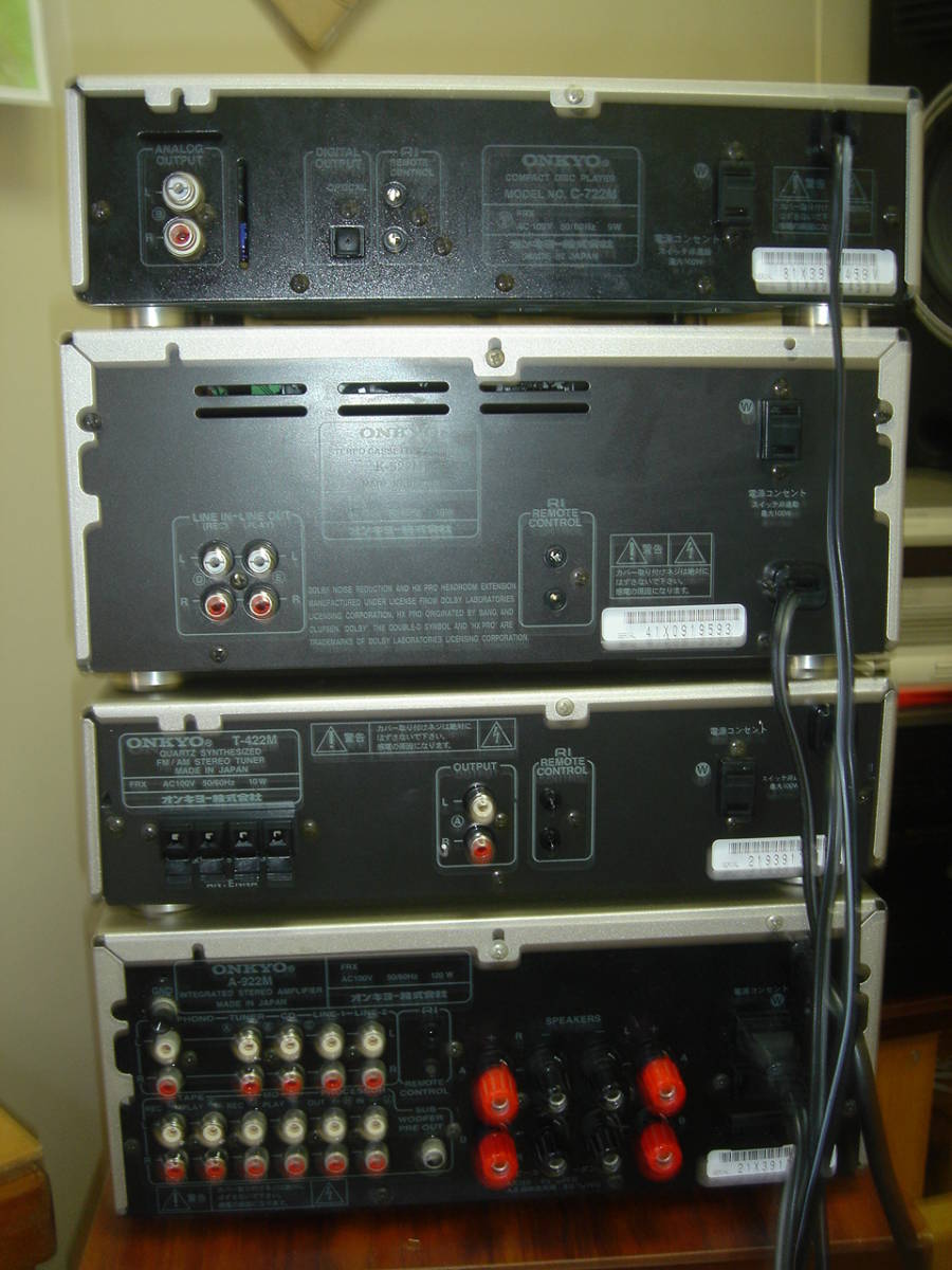 ONKYO A-922M C-722M MD-122MX オンキョー GONKYO T-422M MD-122M