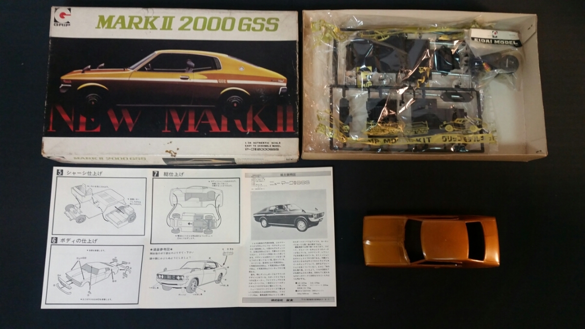 永大グリップ1/24マークⅡ2000GSS.当時物.旧車.の入札履歴 - 入札者の順位