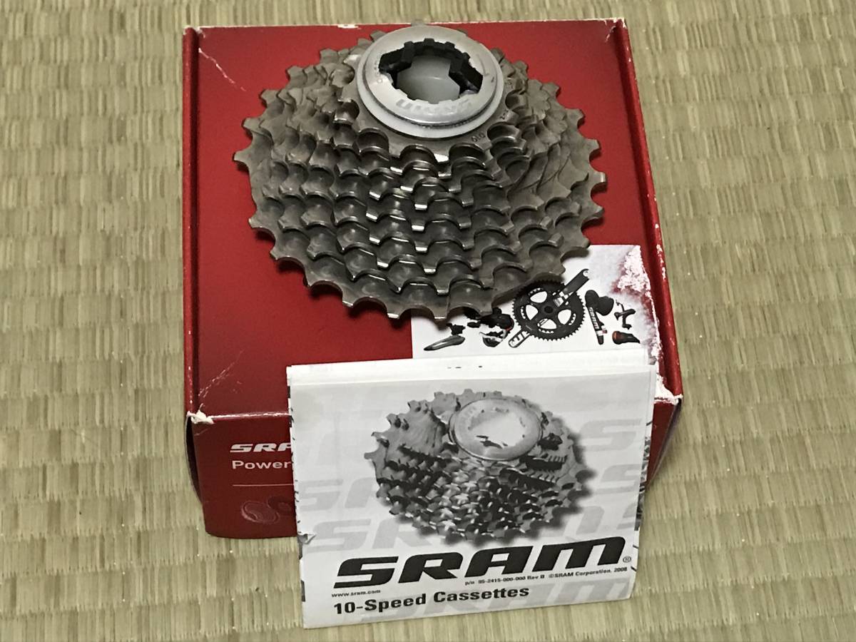 SRAMスラムREDレッドOG-1090箱付き11-26T10速カセットスプロケット