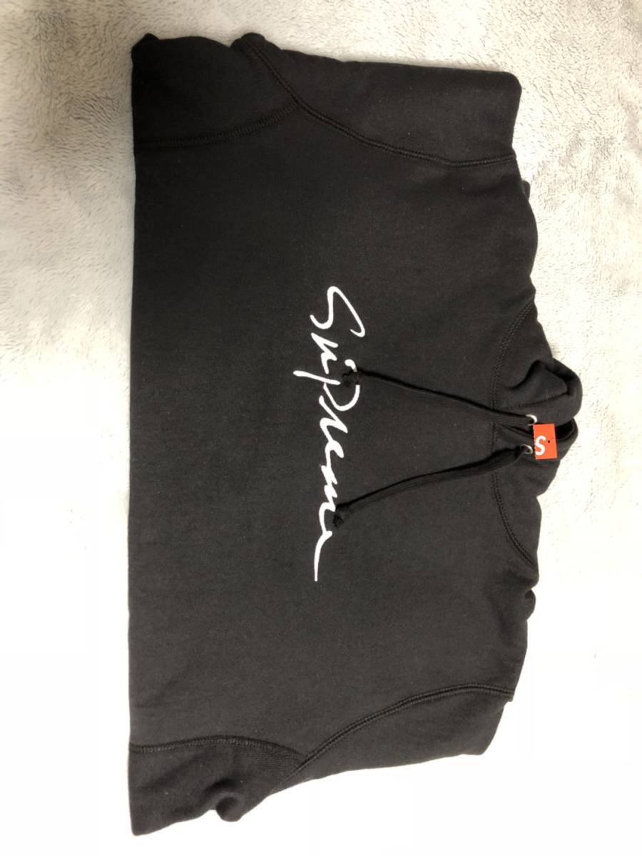 即完売】希少Sサイズ 名古屋店購入 Supreme Classic Script Hooded 