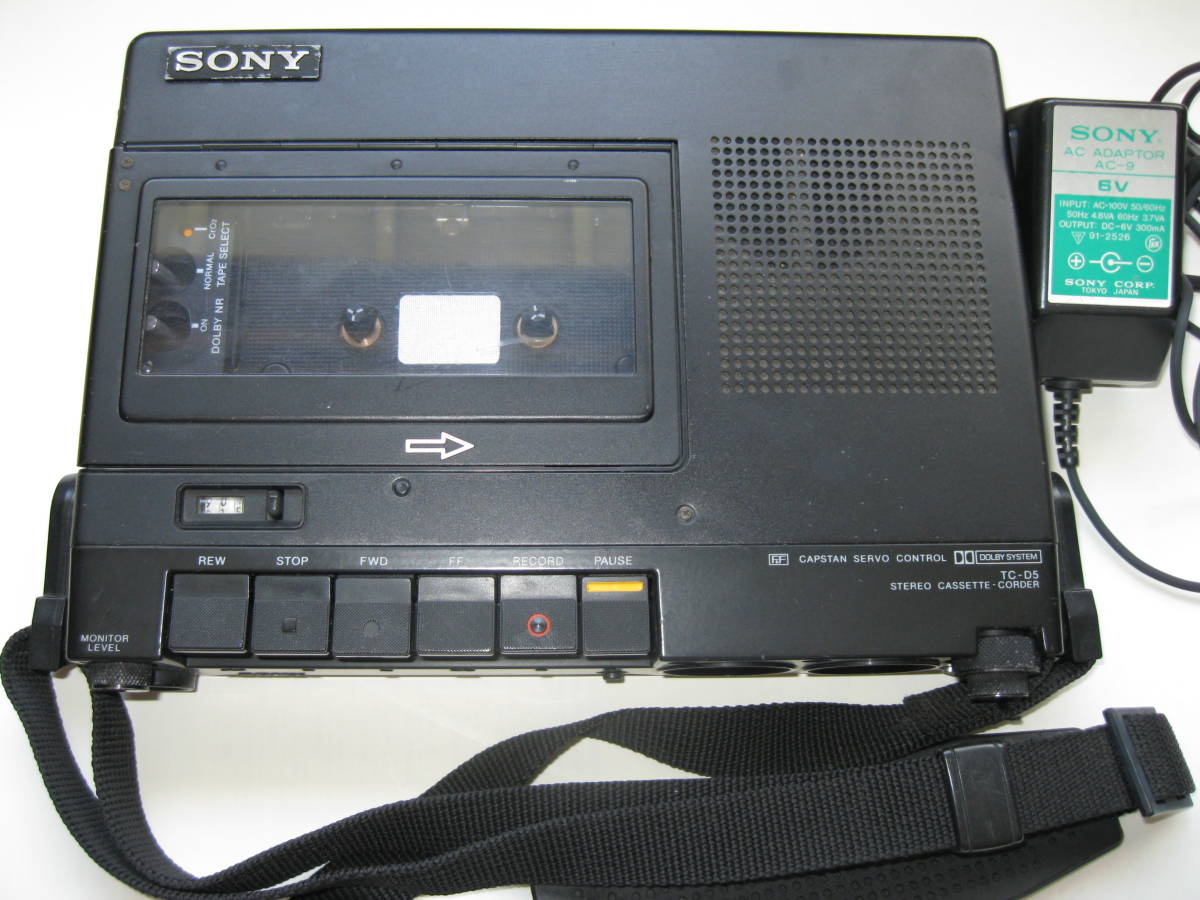 超希少美品 整備済高音質動作品 SONY TC-D5 高級デンスケ 生録機 Cassette Densuke = Portable Deck for Live Recording | Introducing