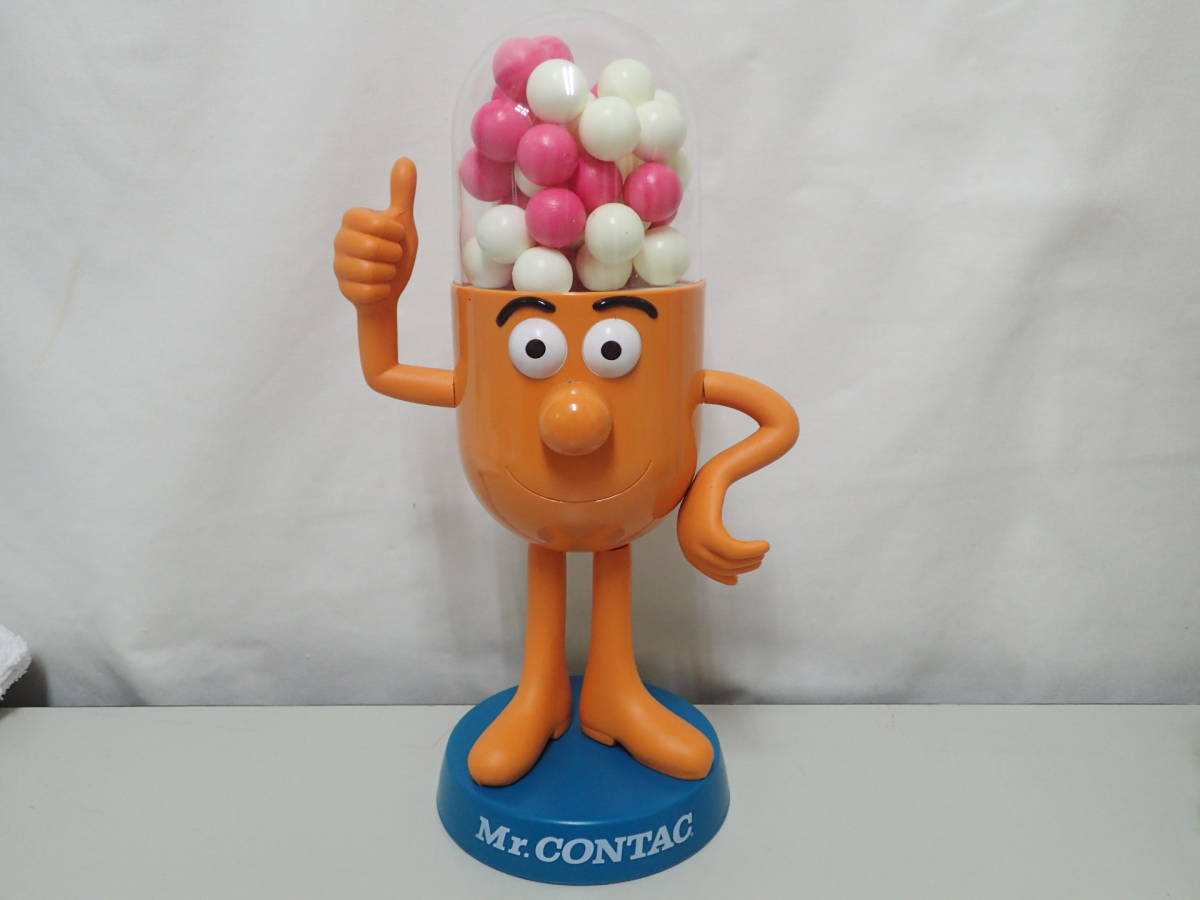 ◇◇ミスターコンタック Mr.CONTAC 置物・時計 レトロ 2点セット 