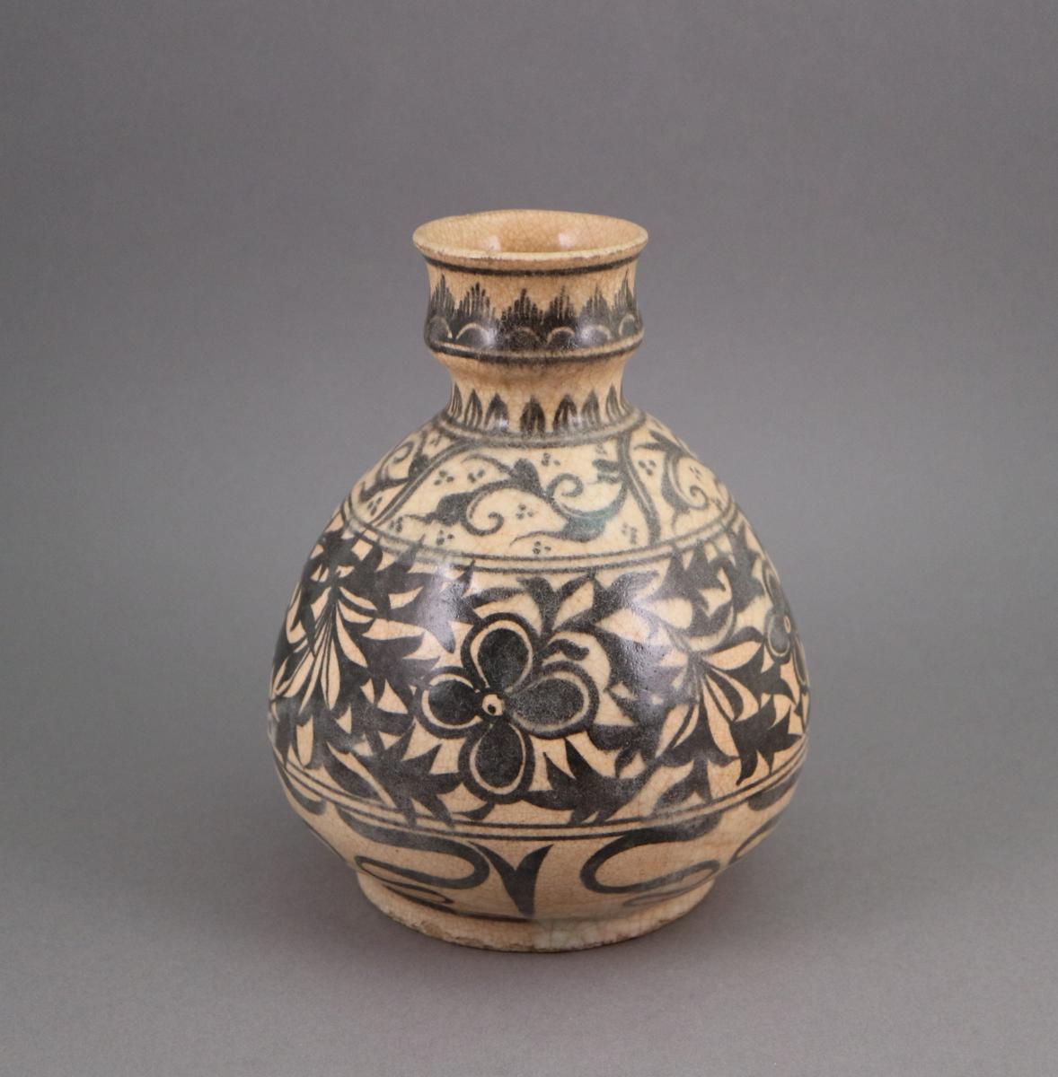 櫻】青木木米造 九谷焼 色絵金彩人物図鉢 古美術品 [ee] -青木木米