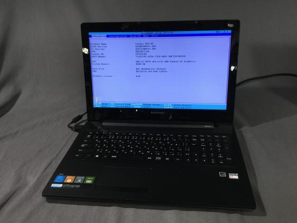 Lenovo 500G ジャンク!Lenovo 80E3017JJP○E1-6010 | G50 ThinkPad 8G