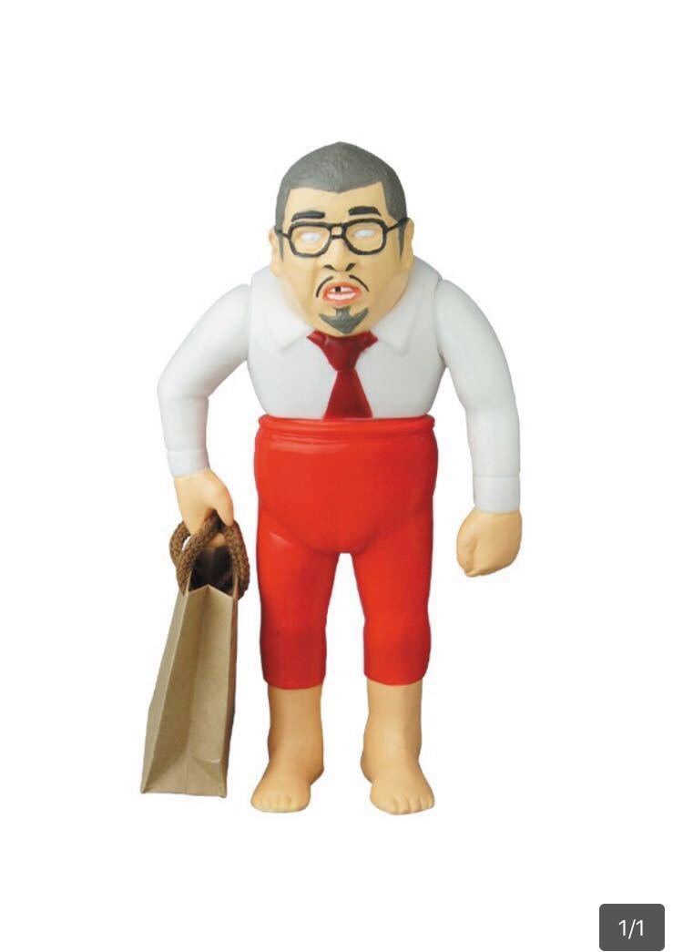 新品 未開封】バランスおじさん 赤 ソフビ 超くっきーランド 野性爆弾 
