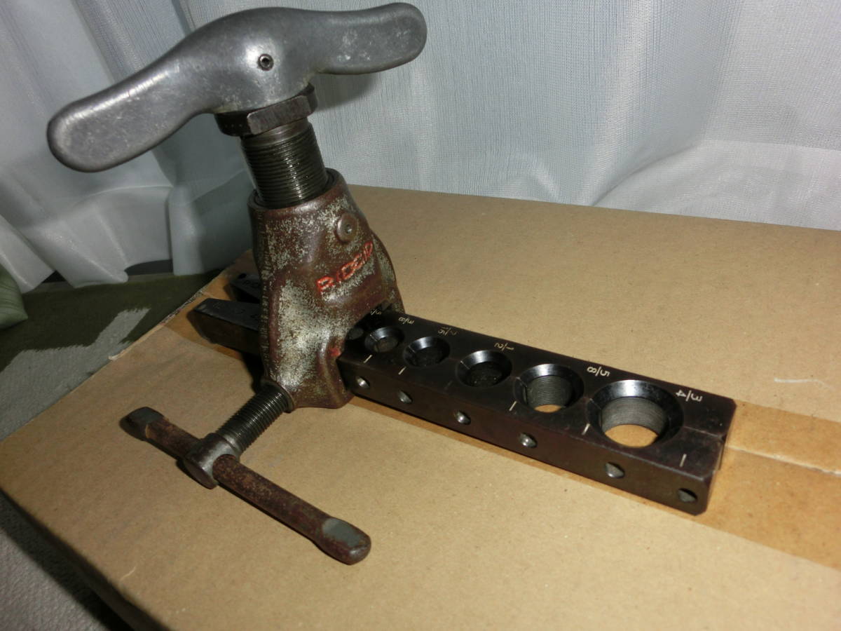 フレアリングツール 45° RIDGID 在庫2024 リジッド ridgidの中古品 