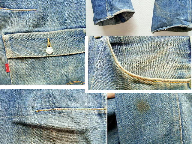 リーバイス カットオフ ハーフパンツ ビンテージ 赤耳 501 オリジナル