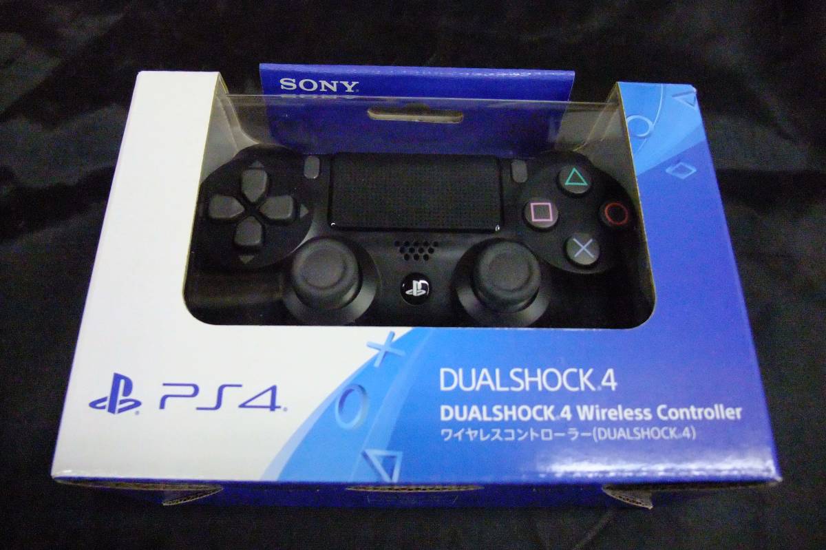 gb295 PS4 HORI ワイヤレスコントローラ DUALSHOCK4 ジェット・ブラック CUH-ZCT2J 中古美品 動作確認済み