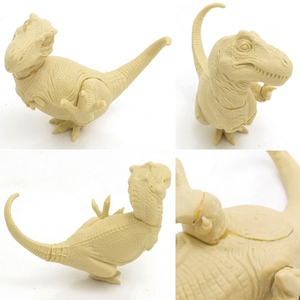 海洋堂 dinoland ソフビ ミニフィギュア ティラノサウルス2体