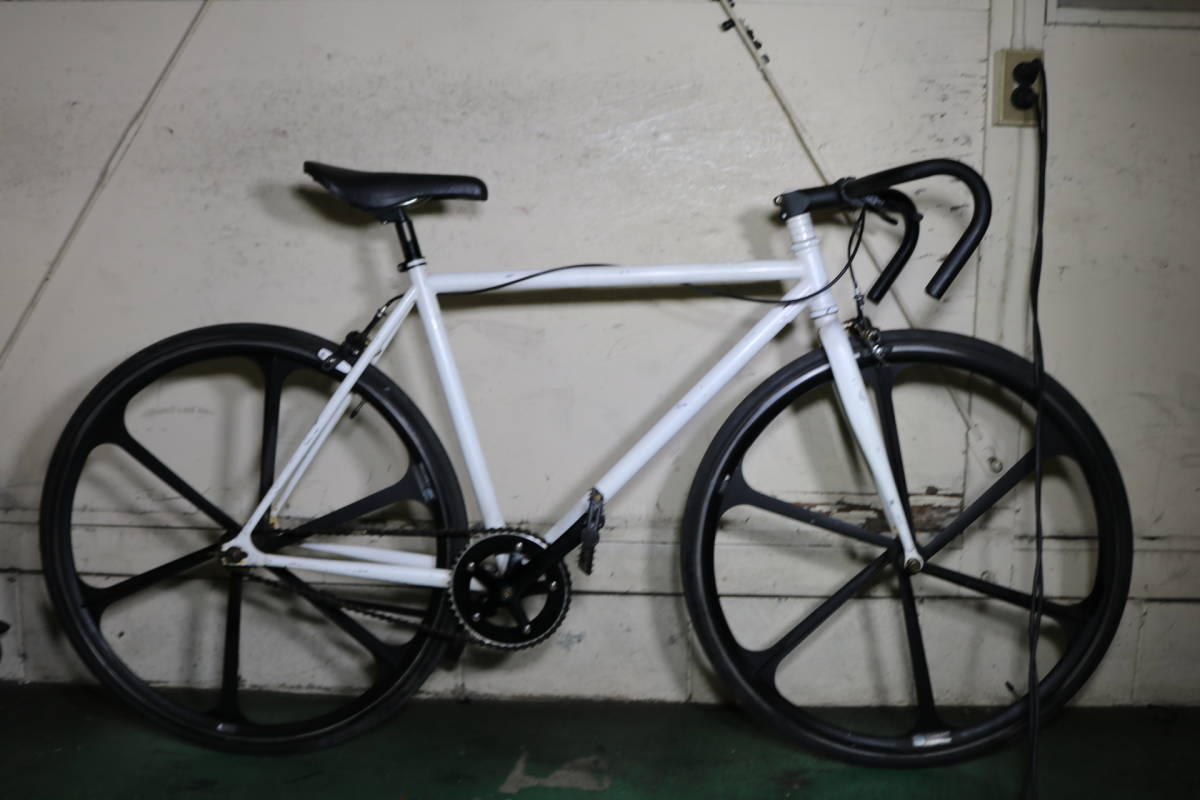 良品！EIGHTPER クロモリ 700C ピストバイク 510mm(固定+FREE) 【公式