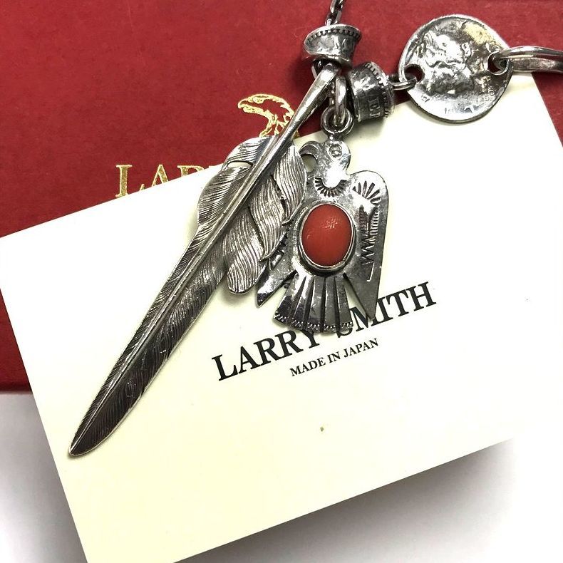 LARRY SMITH 廃盤サンダーバード＆カゼキリフェザーネックレス ラリー