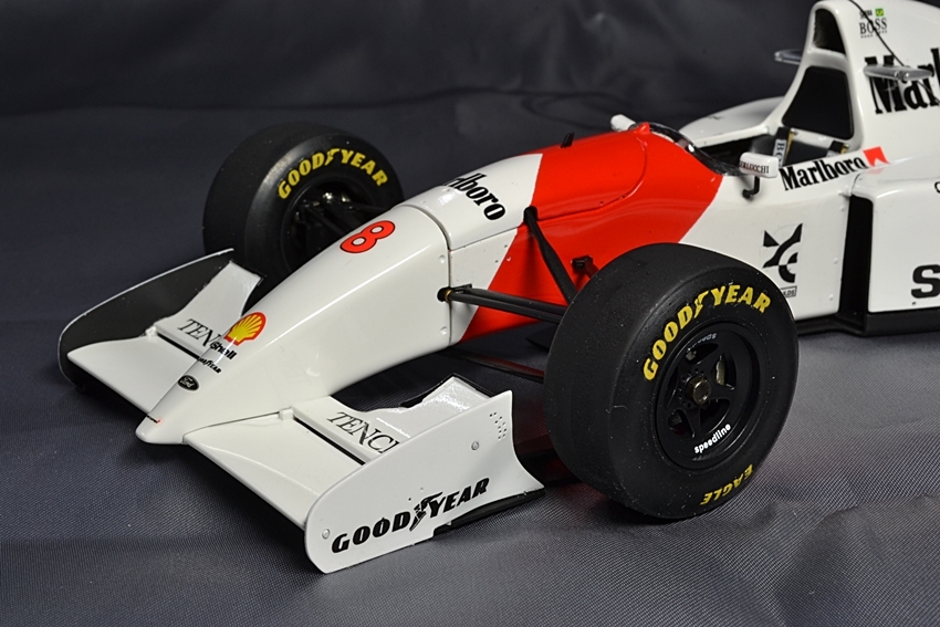 完成品1/20タミヤ マクラーレンMP4/8 A.セナ 鈴鹿仕様 日本GP