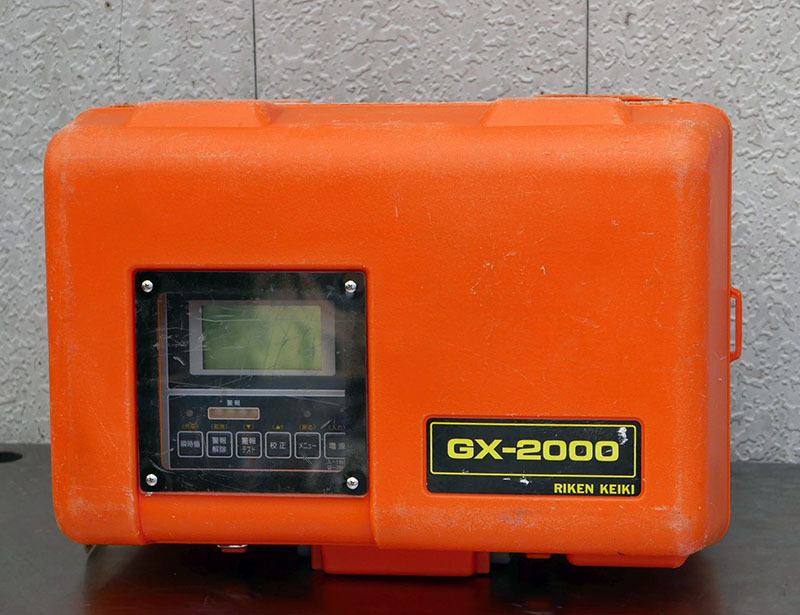 理研計器 GX-2000 ポータブル有害ガス検知器 測定 通電 ジャンク 理研