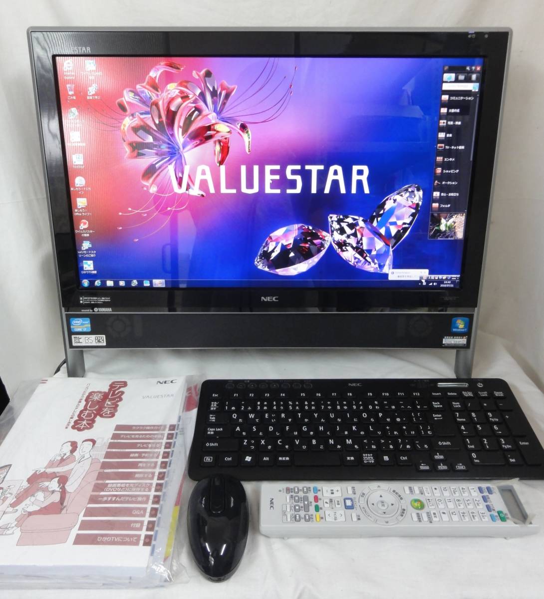 NEC バリュースター i7 大容量2TB！キーボード付き Desktop Pc Tablet