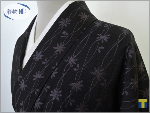 超激得，セール 着物10 1円 逸品 正絹 着物 御召 よろけ縞に花 袷 身丈160cm 裄66cm 同梱可(女性和服、着物)｜売買されたオークション情報、yahooの商品情報をアーカイブ公開 - オークファン その他