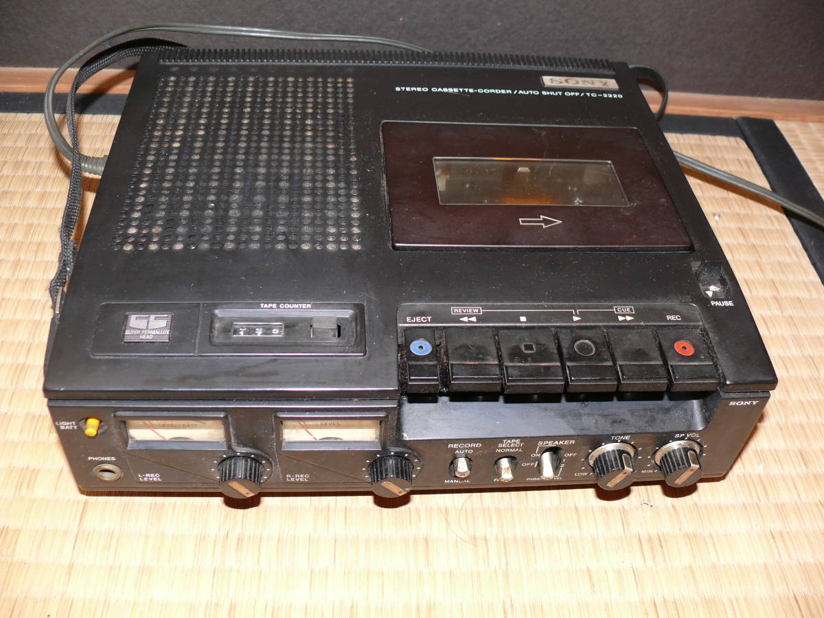 オーディオ機器 ジャンク品 ソニー tc-2220 カセットレコーダー