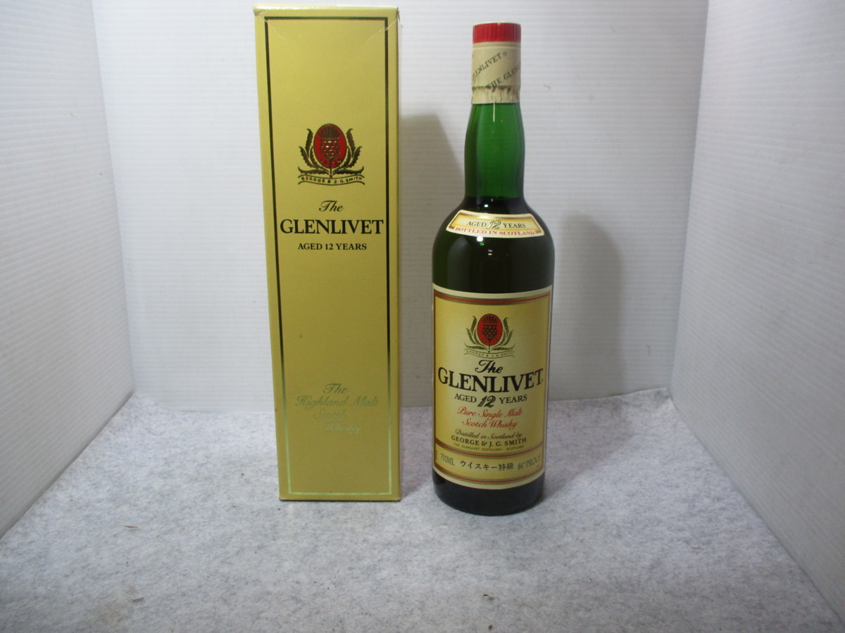 The GLENLIVET グレンリベット 12年 ウイスキー 箱入 未開封 古酒