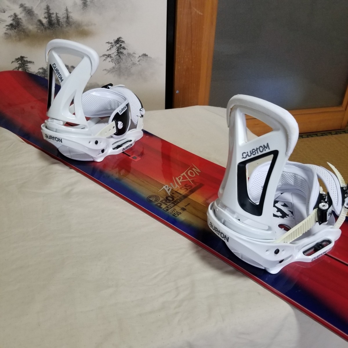 美品 BURTON PROCESS X FLYING V 155cm CUSTOM EST Mサイズ 