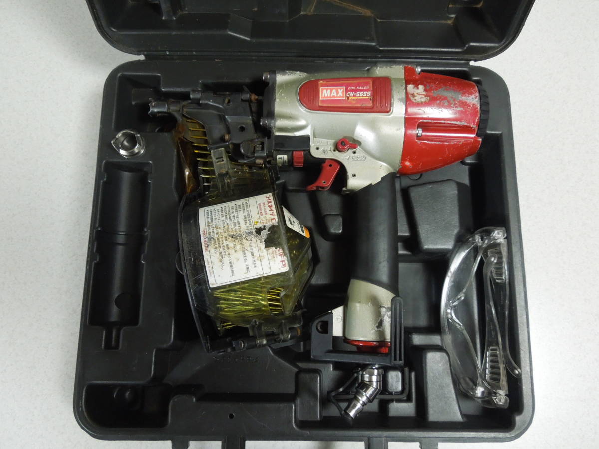 CN-565S MAX コンプレッサー用 マックス コイルネイラ 釘打ち機 常圧 