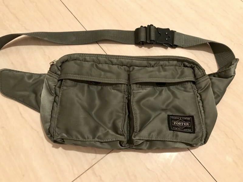 ポーター タンカー カーキ ボディバッグ ウエストバッグ PORTER
