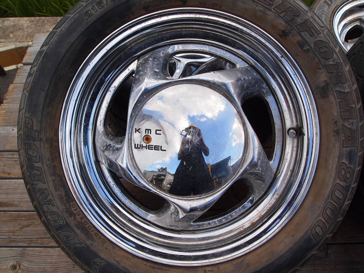 ☆KMC ターミネーター 15インチ 5穴PCD114.3 オフセット23 4本セット