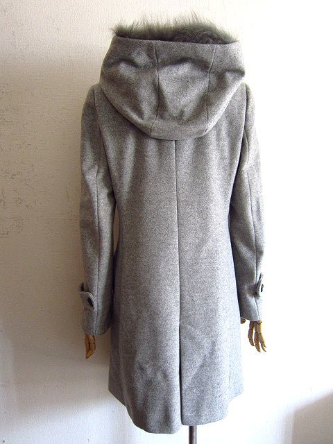 ICB アイシービー☆Bellandi フード 付き ファー コート/サイズ9号 