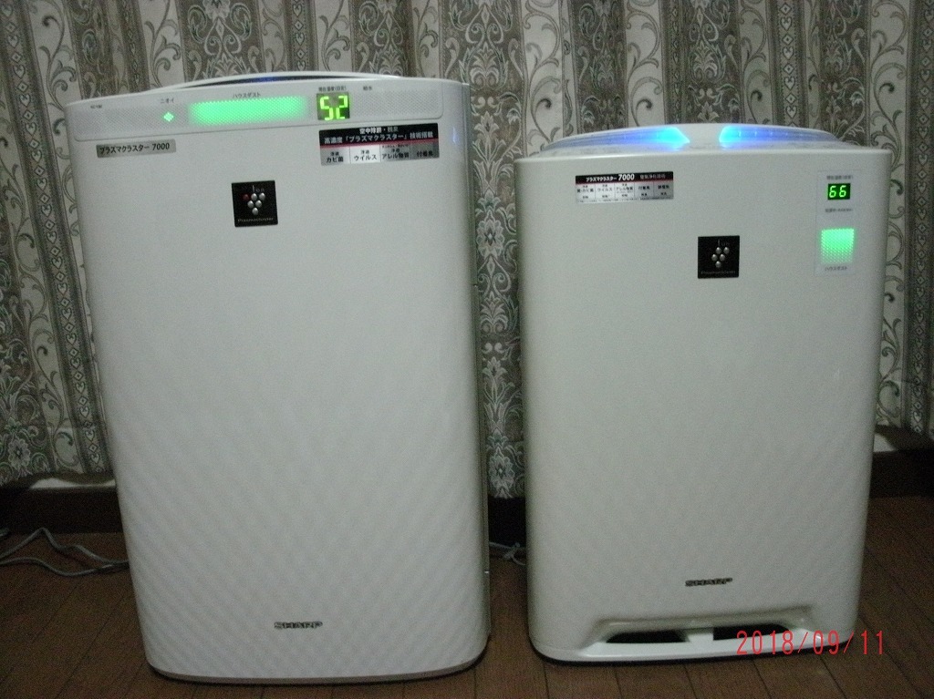SHARP 加湿 空気 清浄器 プラズマクラスター KC-Y80-W T1652367 冷暖房