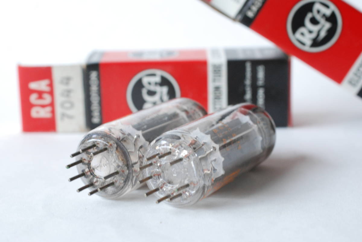 RCA 7044 NOS 真空管 2本 ミニワッターには 5687 7119より良好 sの入札