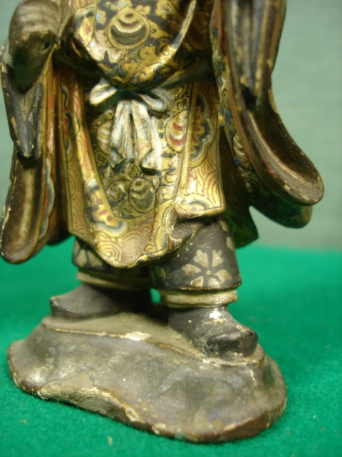 時代物 木製精密人形 仏教美術 古美術骨董 希少 k144 時代 木彫 仏教
