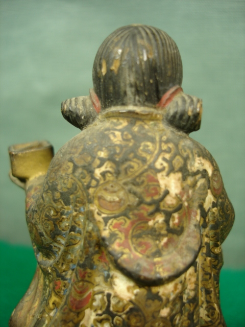 時代物 木製精密人形 仏教美術 古美術骨董 希少 k144 時代 木彫 仏教