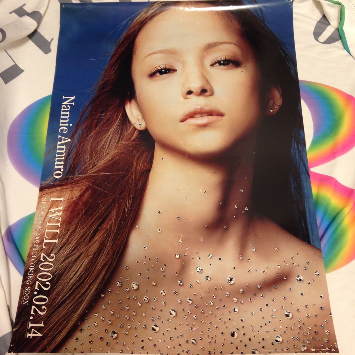 希少】安室奈美恵 I will 告知用 B2ポスター 非売品 ツアーポスター